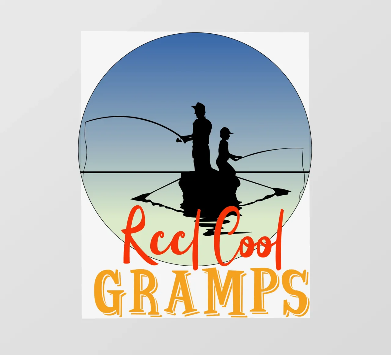 Reel cool gramps design retrò pellicola backlit da vickeyroads