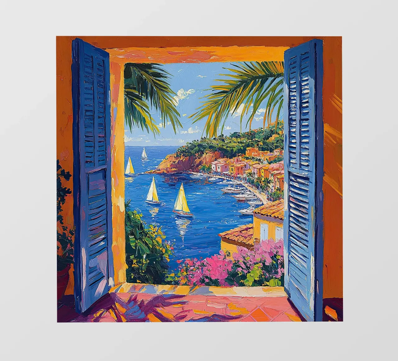Henri Matisse ispira la "Luce in movimento". telo in pvc da Nikis Art Studio