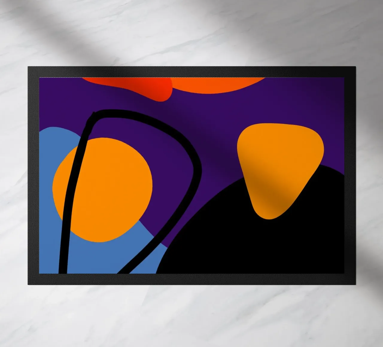 Soft Rain deurmat van Mike Leymi