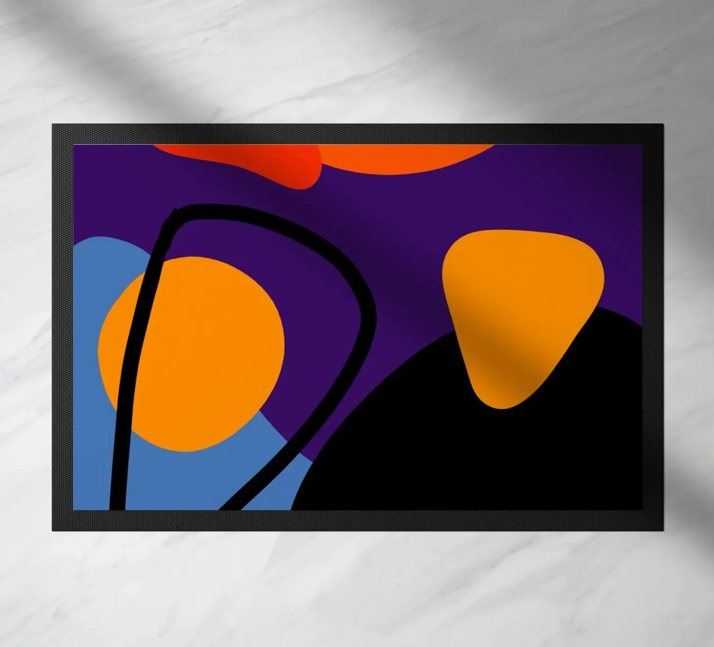 Soft Rain Fußmatte von Mike Leymi