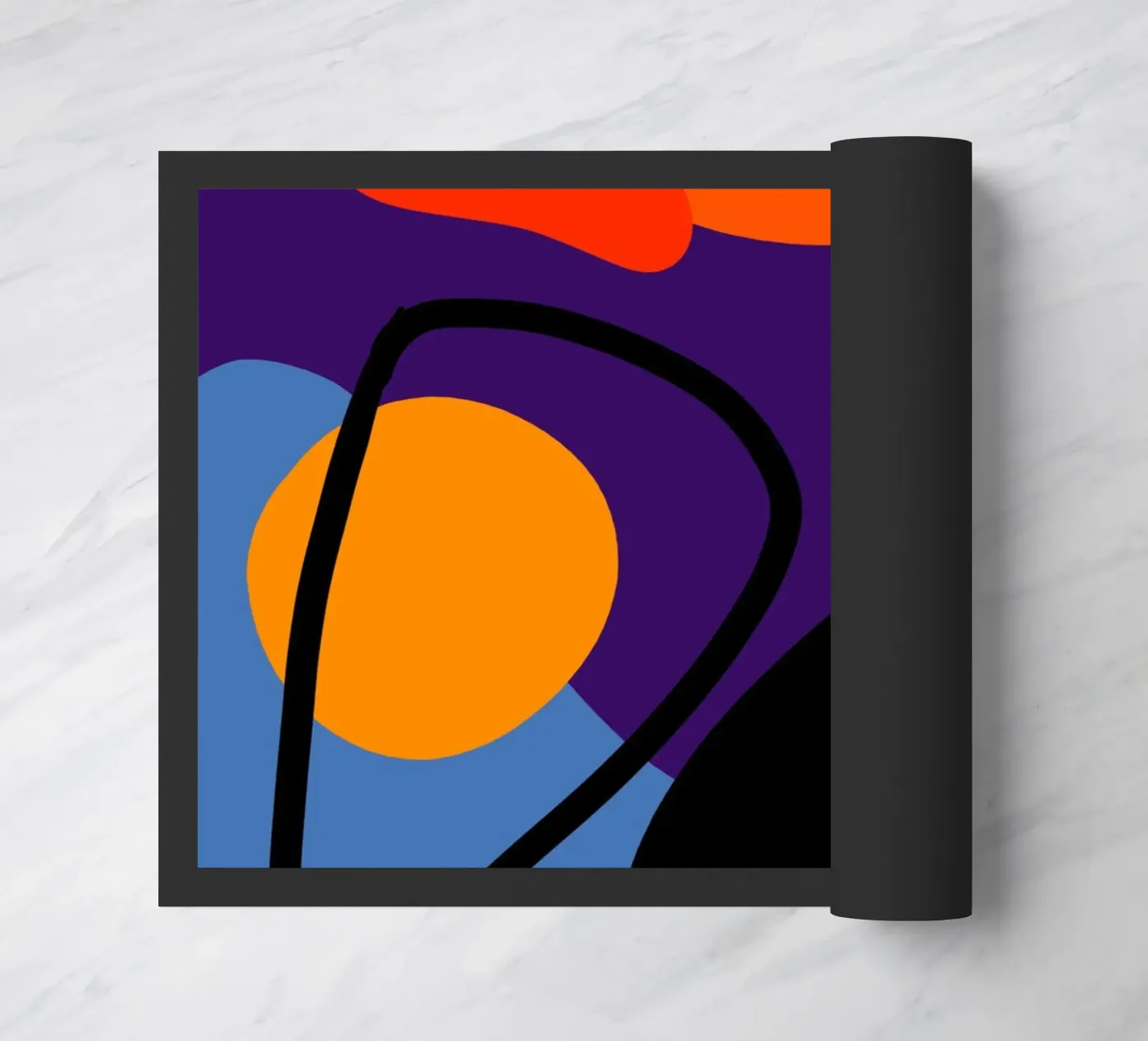 Soft Rain Fußmatte von Mike Leymi