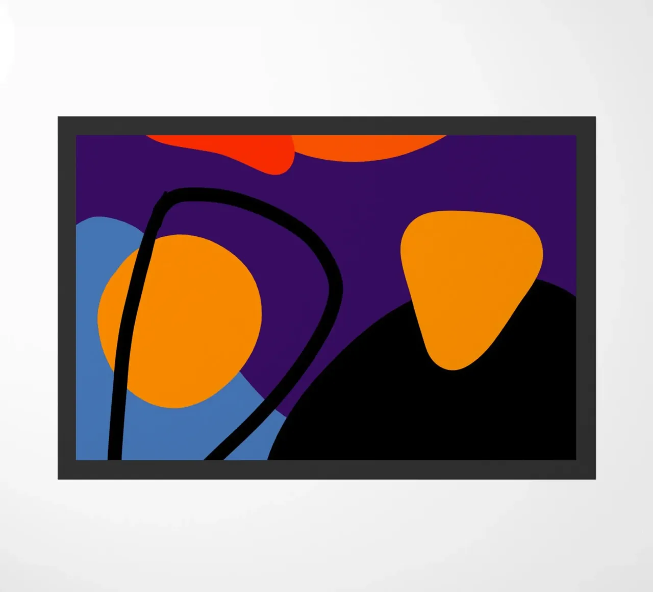 Soft Rain deurmat van Mike Leymi