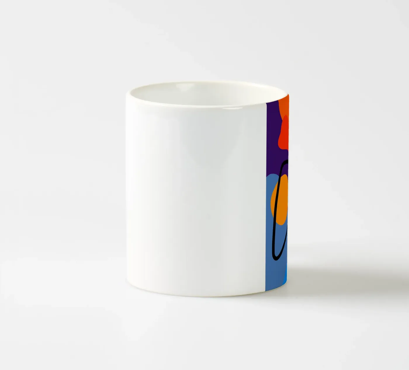Soft Rain ceramic mug by Mike Leymi