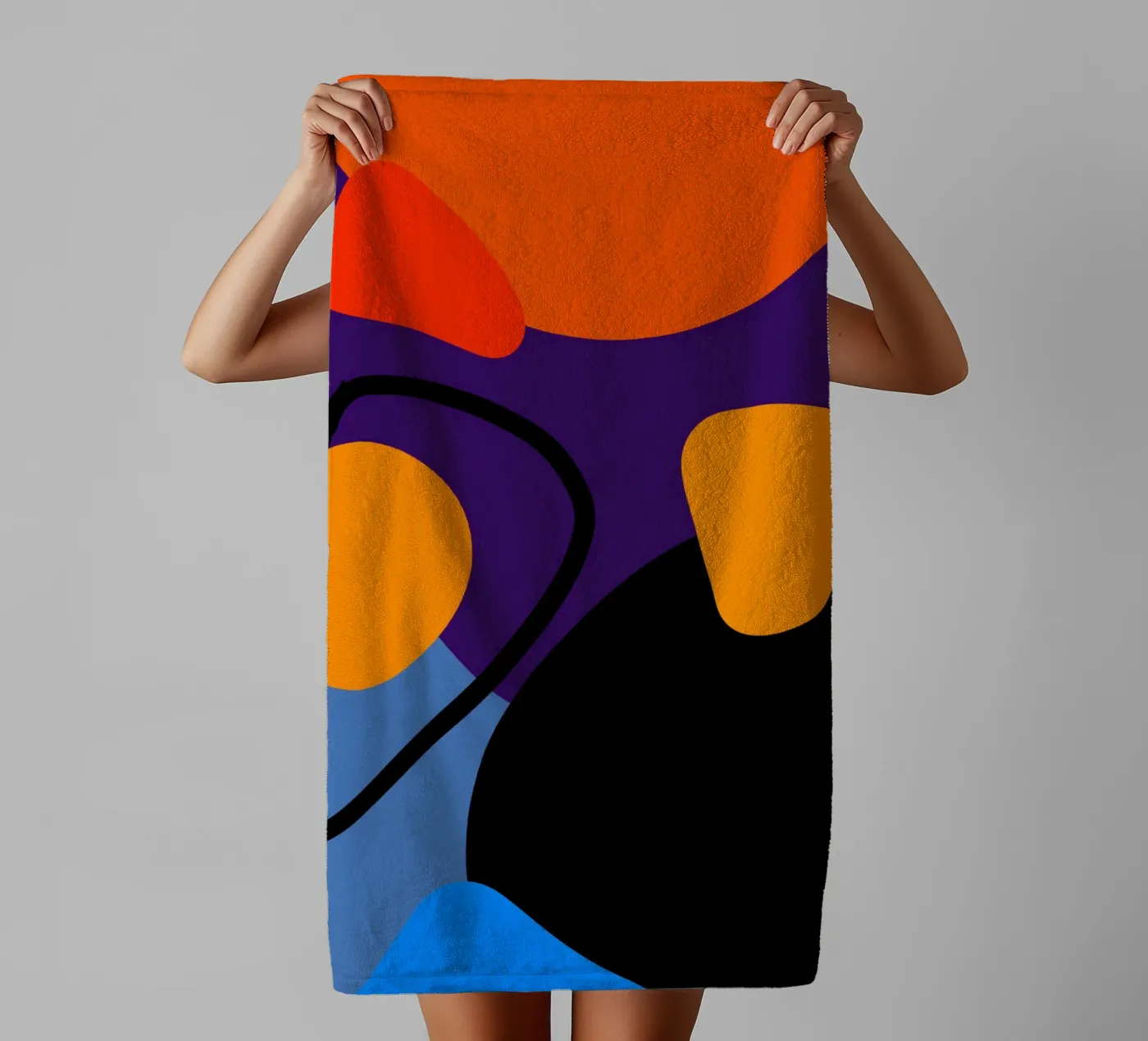 Soft Rain Handtuch von Mike Leymi