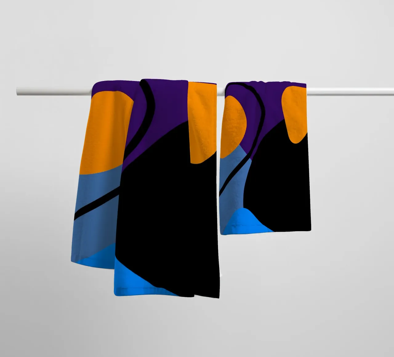 Soft Rain badhanddoek van Mike Leymi