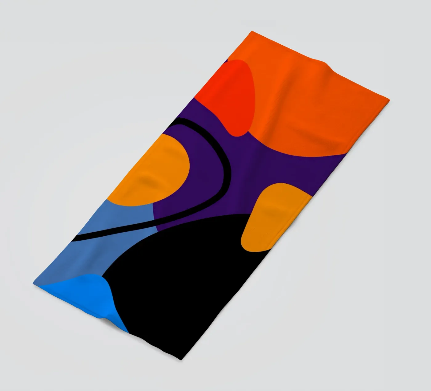 Soft Rain Strandtuch von Mike Leymi