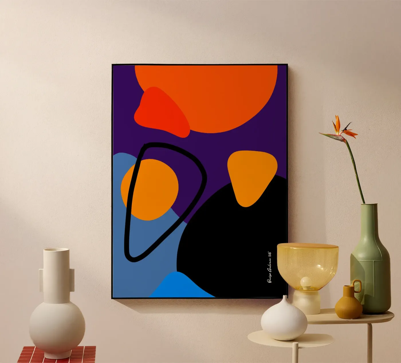 Soft Rain plexiglas de Mike Leymi