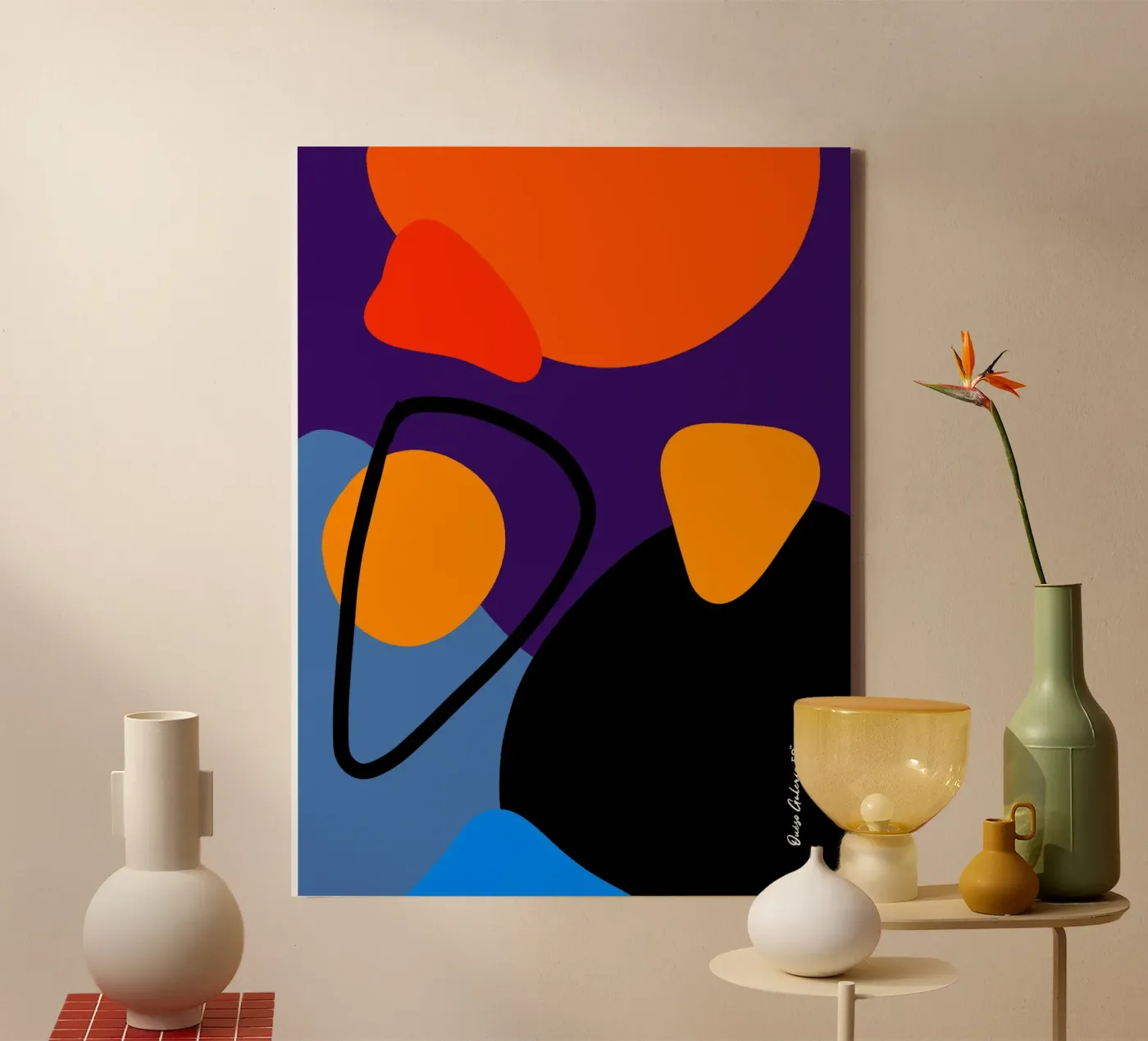 Soft Rain canvas by Mike Leymi