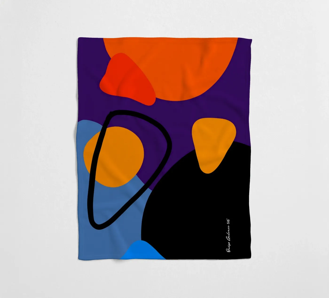 Soft Rain fleecedeken van Mike Leymi