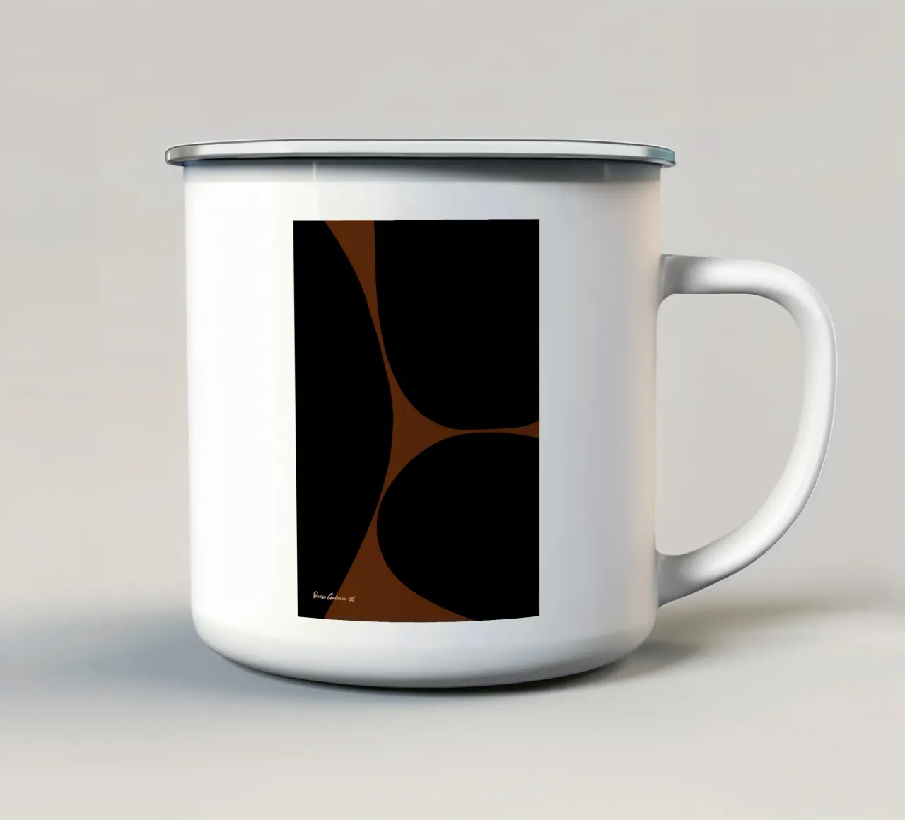 Quiet Bloom tazza in smalto da Mike Leymi