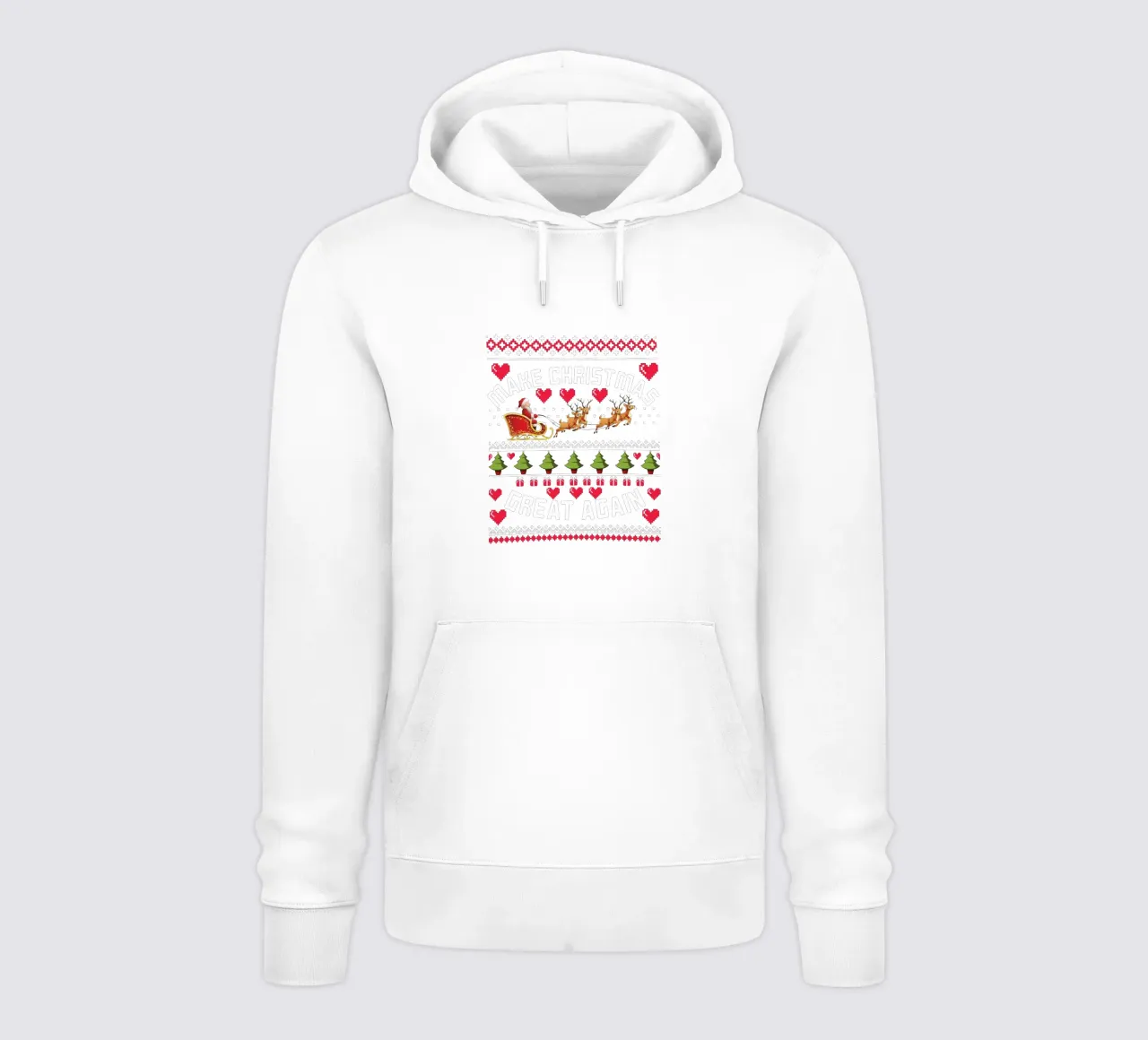 Make Christmas Great Again felpa con cappuccio da edsonramosart