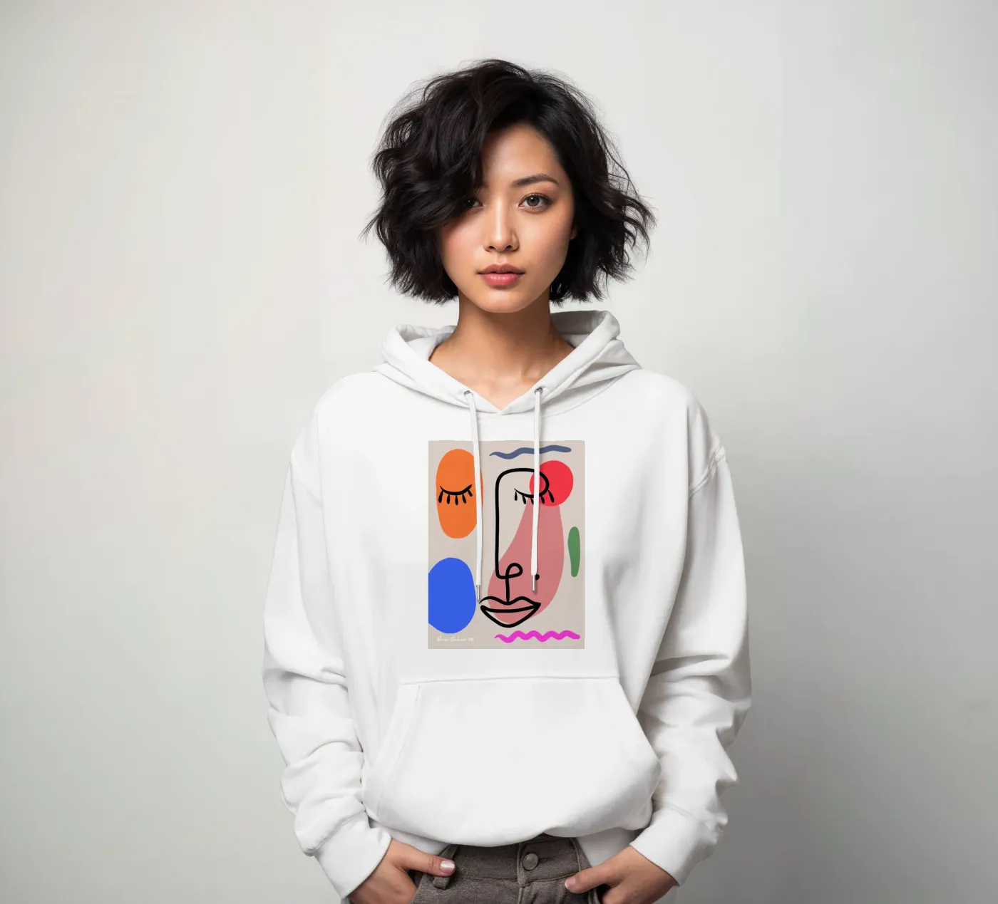 Hushed Reflections hoodie by Mike Leymi