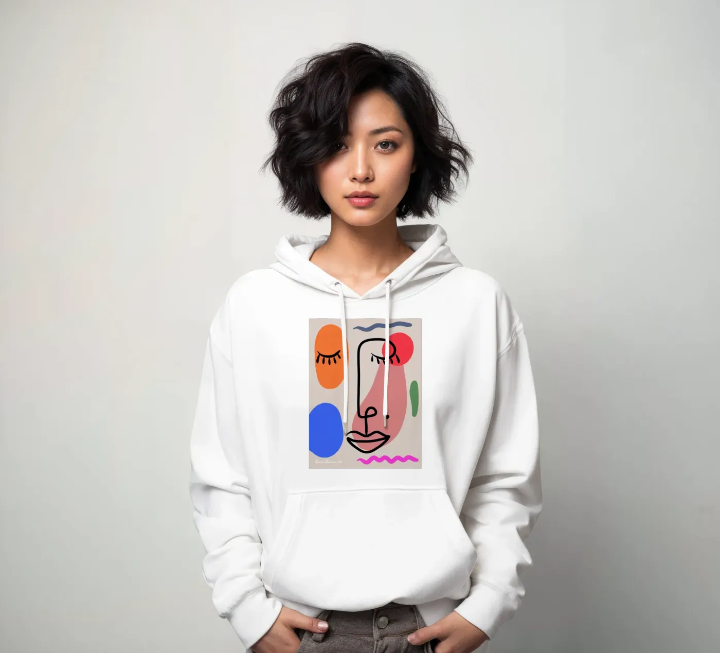 Hushed Reflections hoodie by Mike Leymi