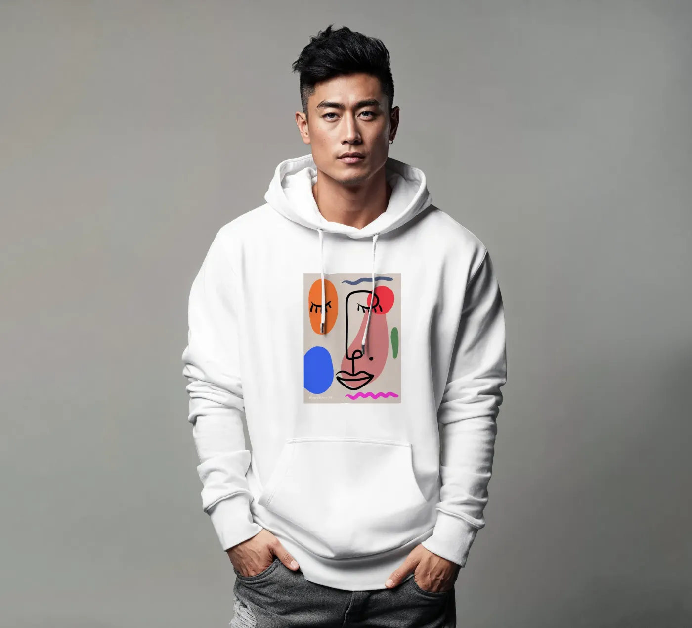 Hushed Reflections hoodie by Mike Leymi