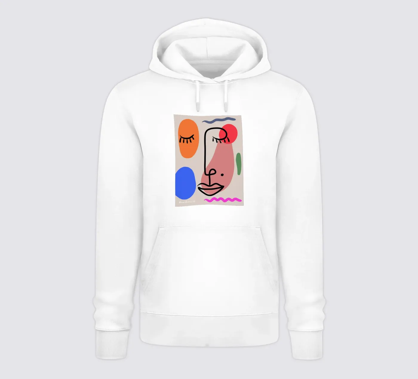 Hushed Reflections hoodie by Mike Leymi