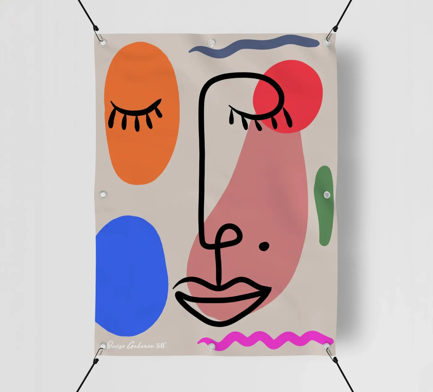 Hushed Reflections telo in pvc da Mike Leymi