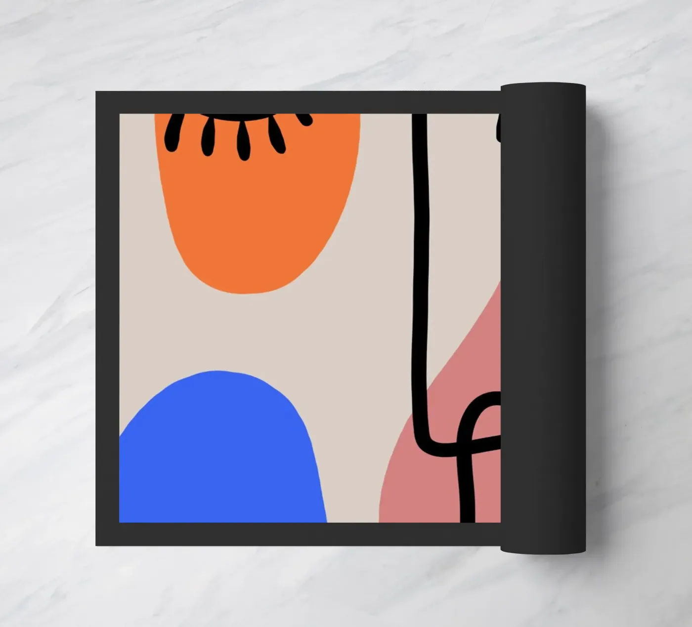 Hushed Reflections doormat by Mike Leymi