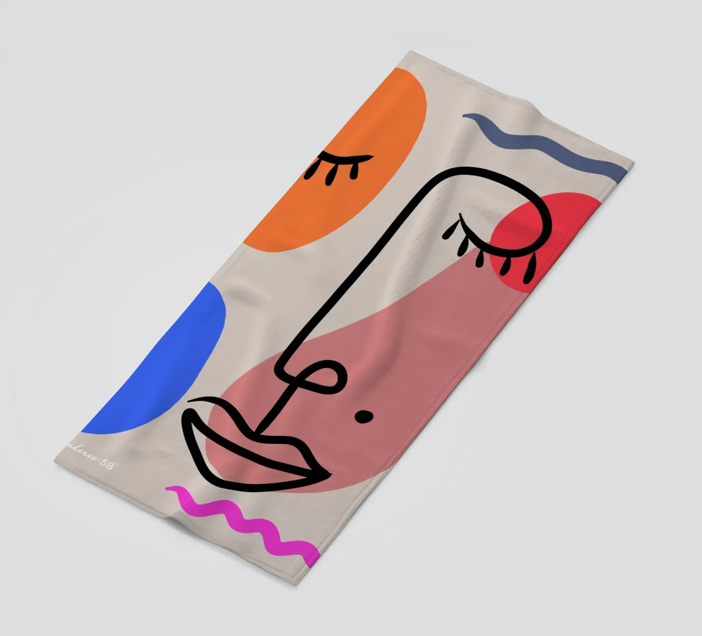 Hushed Reflections beach towel by Mike Leymi