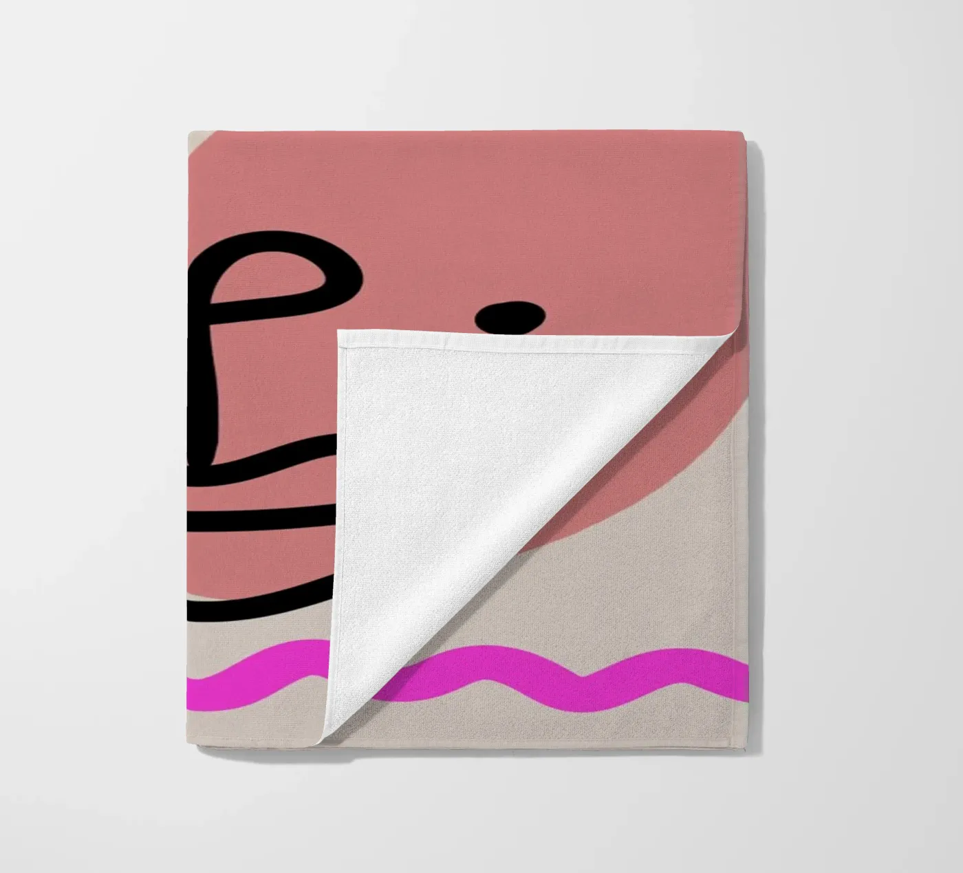 Hushed Reflections strandhanddoek van Mike Leymi