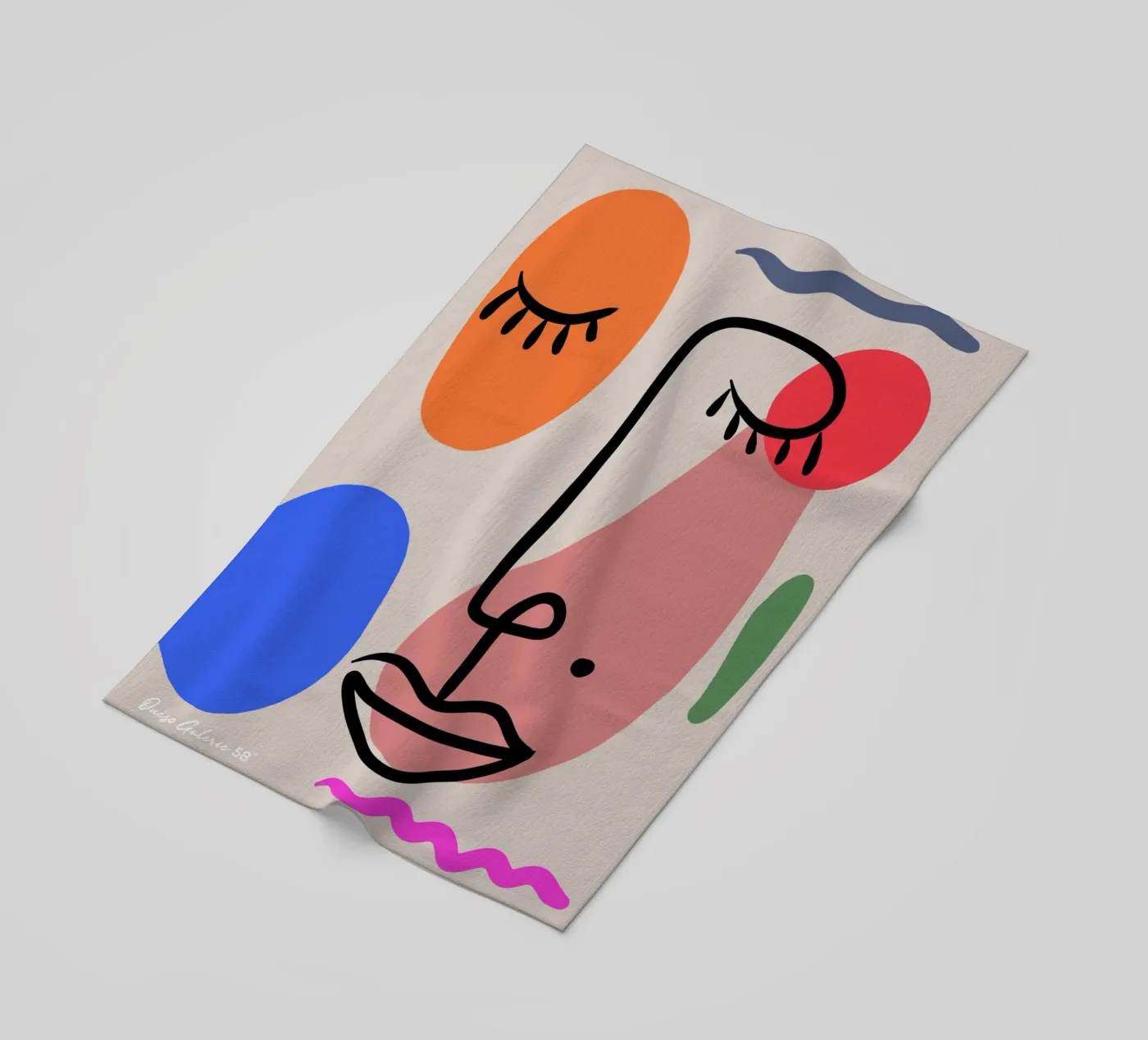 Hushed Reflections beach towel by Mike Leymi