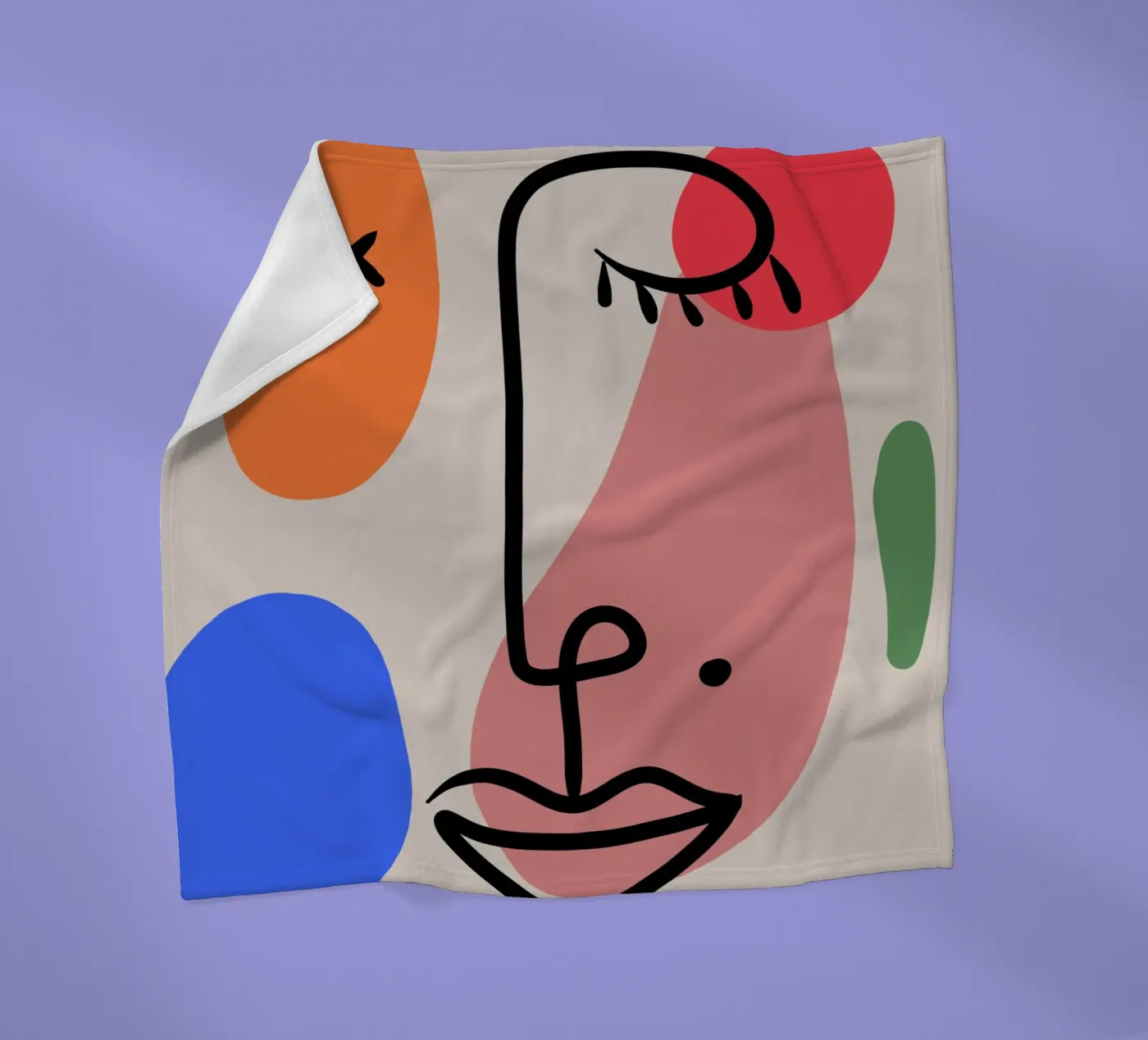 Hushed Reflections fleece blanket by Mike Leymi