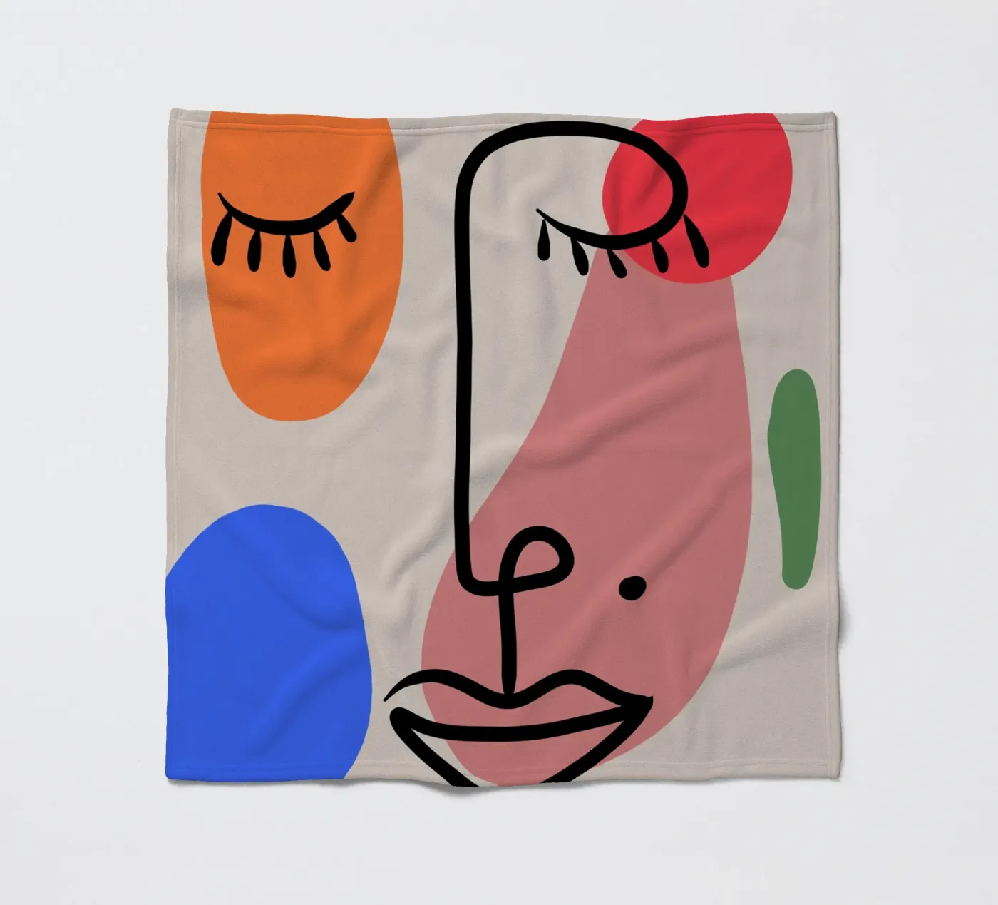 Hushed Reflections fleece blanket by Mike Leymi