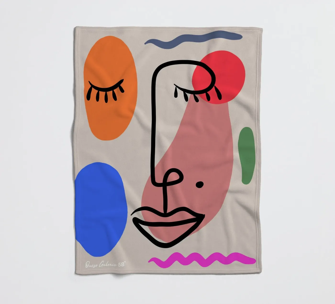 Hushed Reflections fleece blanket by Mike Leymi