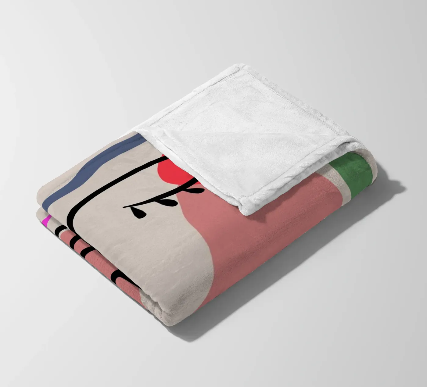 Hushed Reflections fleece blanket by Mike Leymi