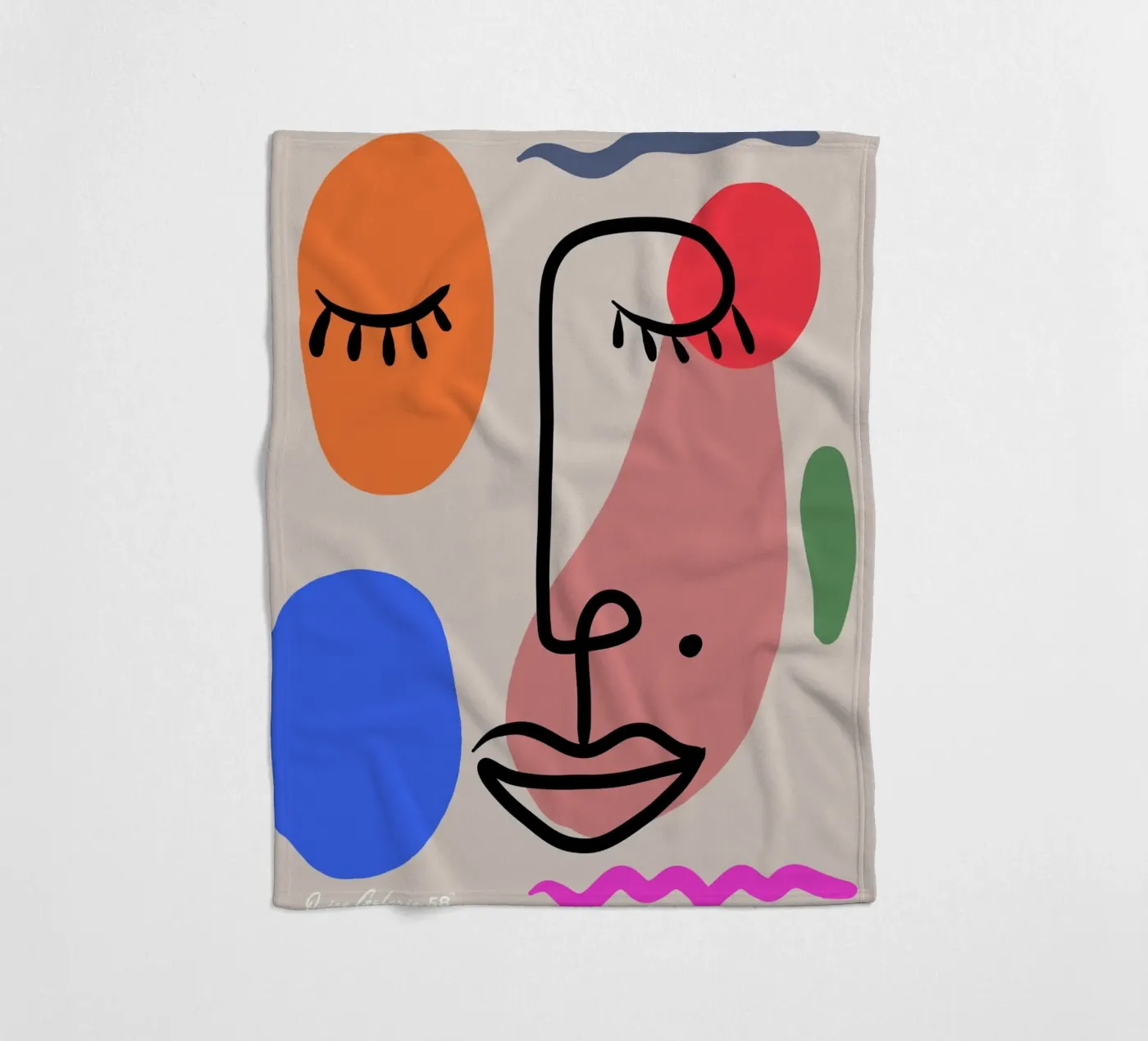 Hushed Reflections fleece blanket by Mike Leymi