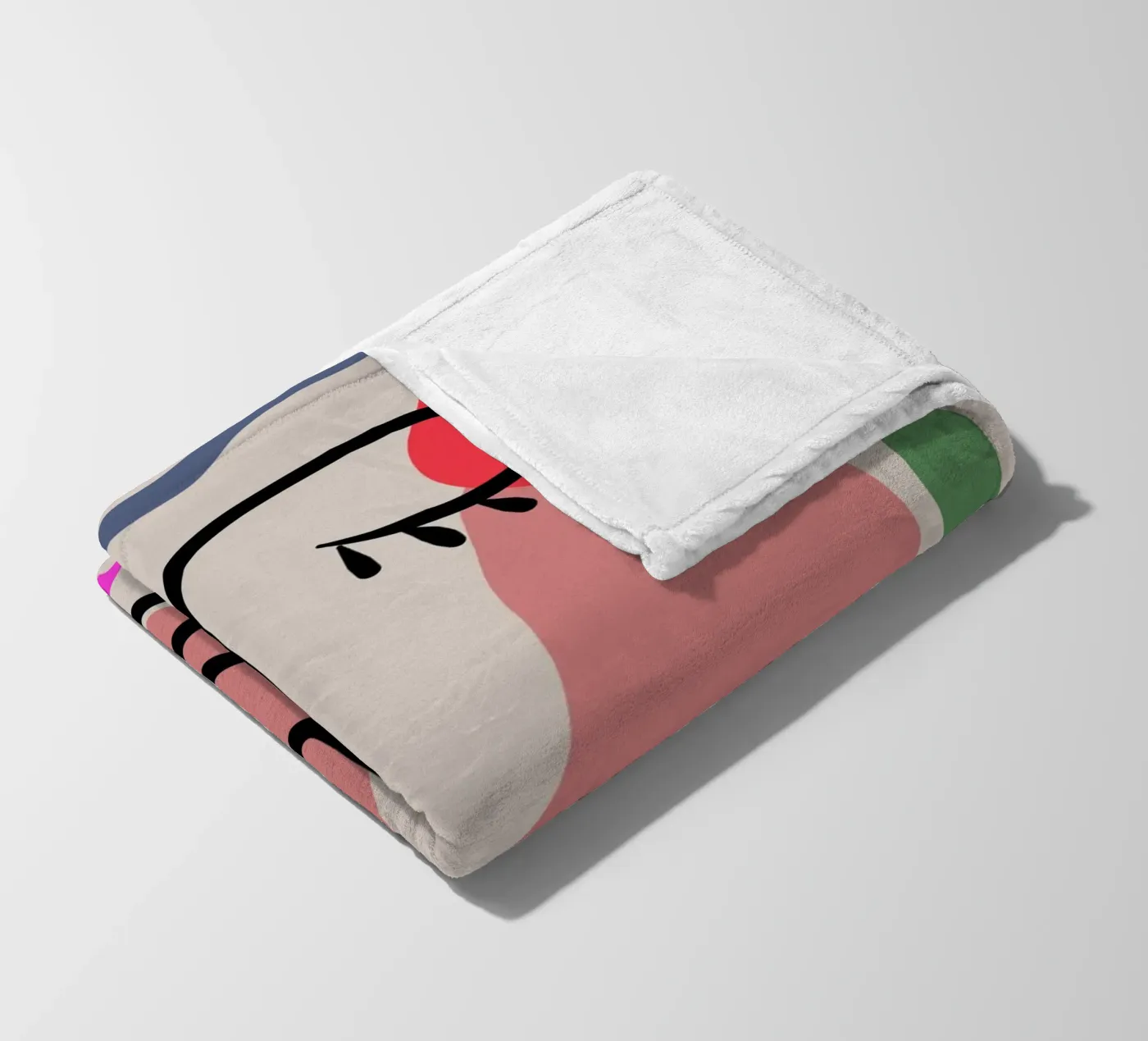 Hushed Reflections fleece blanket by Mike Leymi