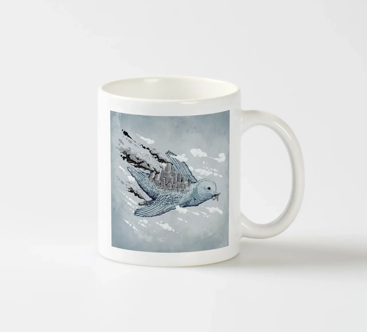 Clean The World I tazza in ceramica da Robert Richter