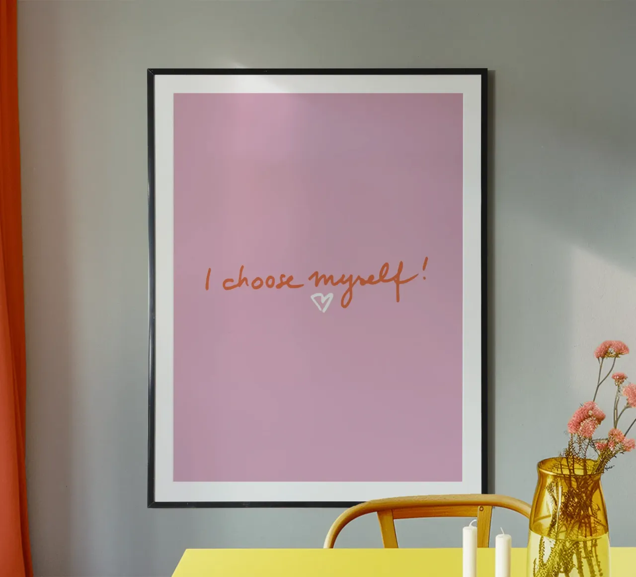I choose myself 2 poster van Studio Memb