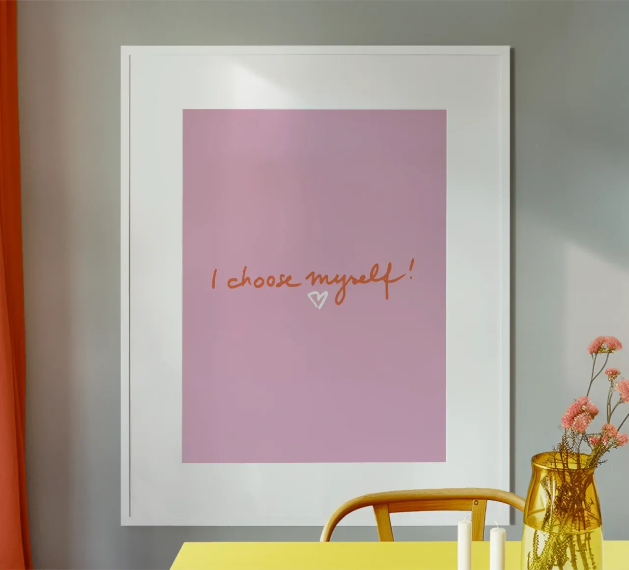 I choose myself 2 poster van Studio Memb