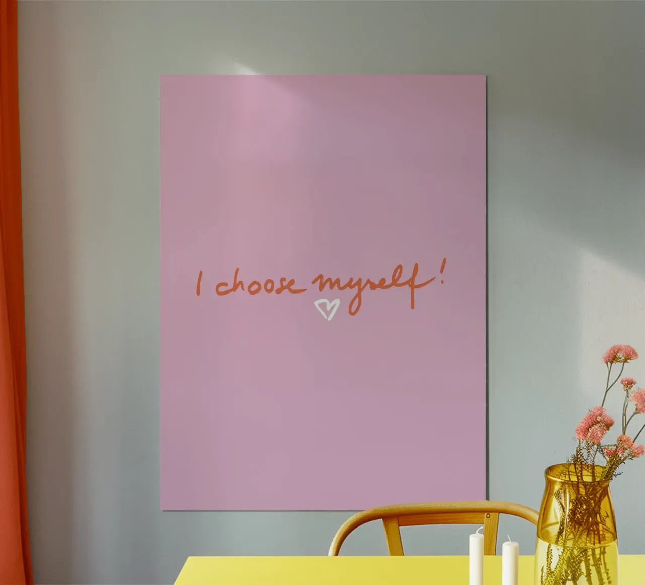 I choose myself 2 poster van Studio Memb