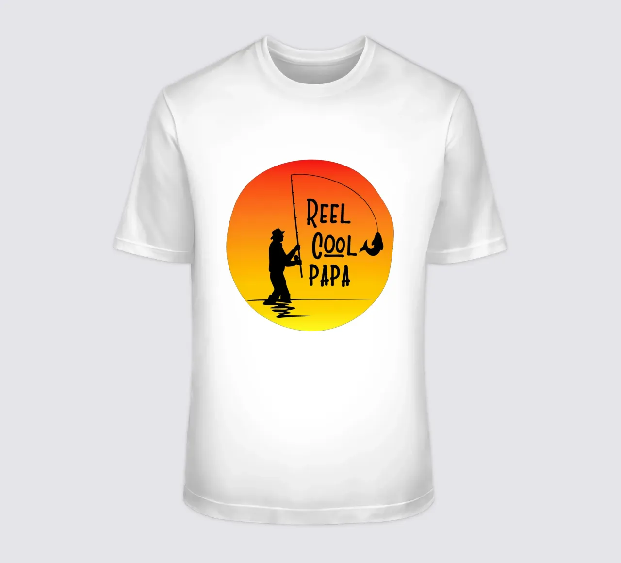 Reel cool papa retro design t-shirt da vickeyroads