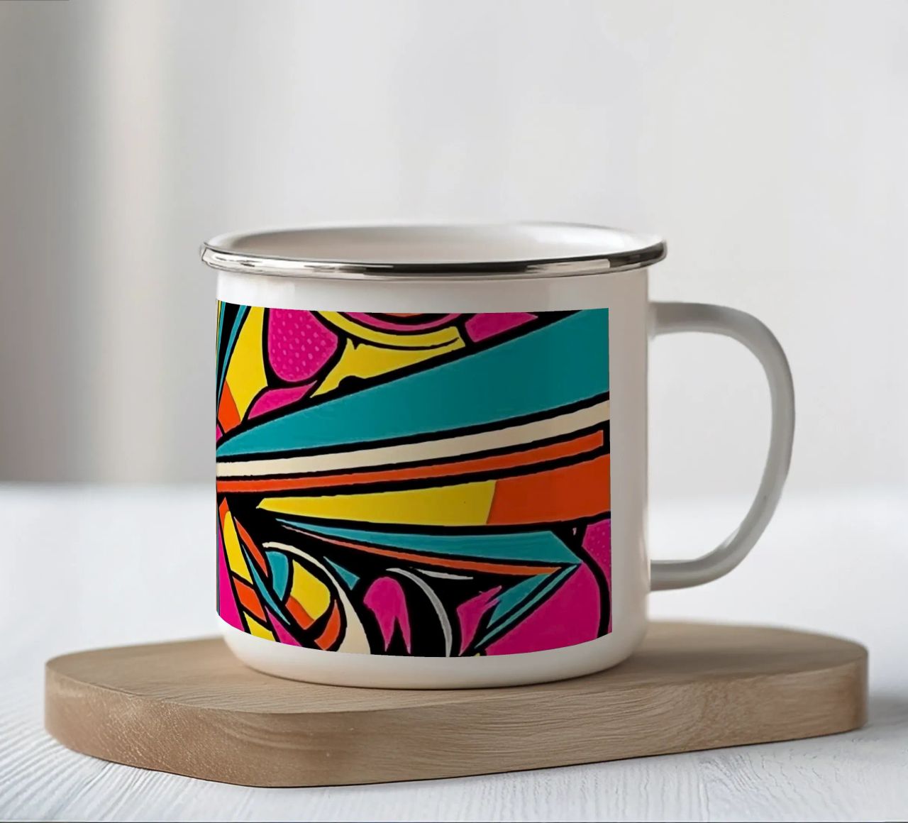 POP 1 tazza in smalto da Rezh creations
