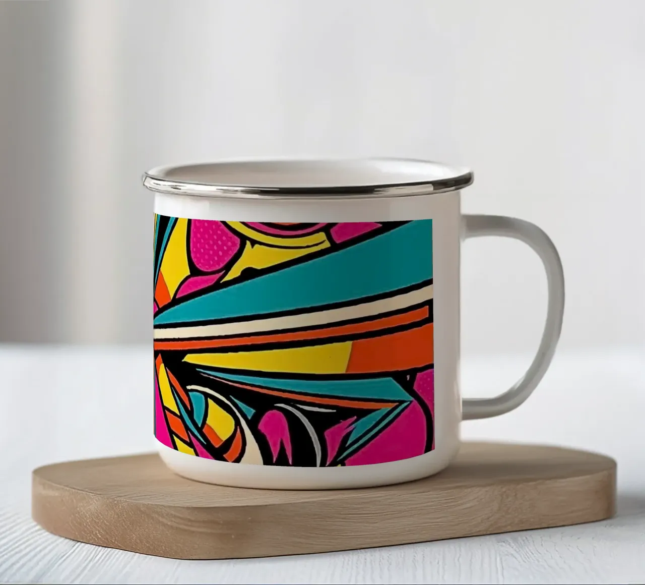 POP 1 taza de esmalte de Rezh creations