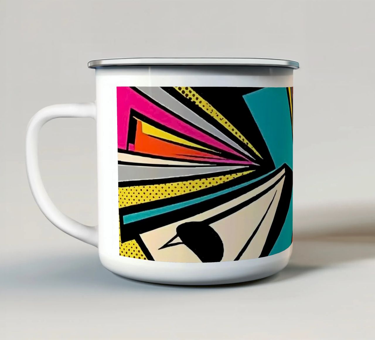 POP 1 tazza in smalto da Rezh creations