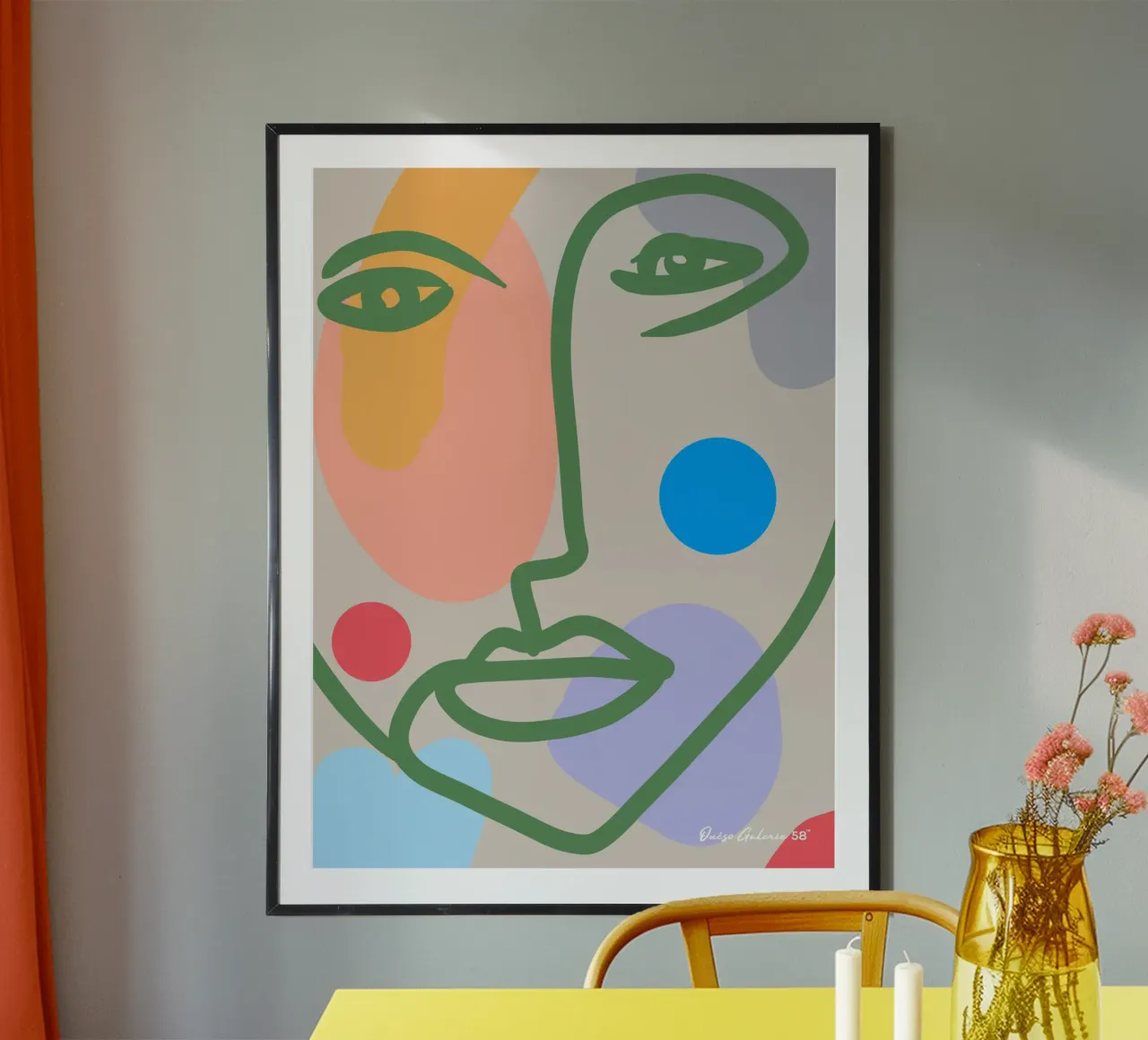 Tender Skies poster con telaio in alluminio da Mike Leymi
