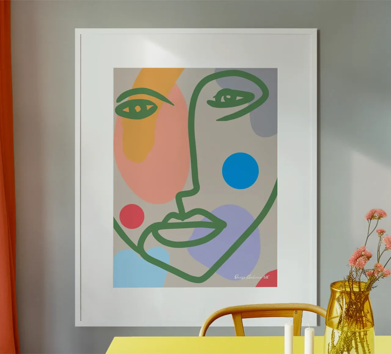 Tender Skies poster con telaio in alluminio da Mike Leymi