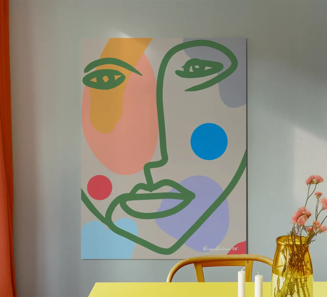 Tender Skies poster con telaio in alluminio da Mike Leymi