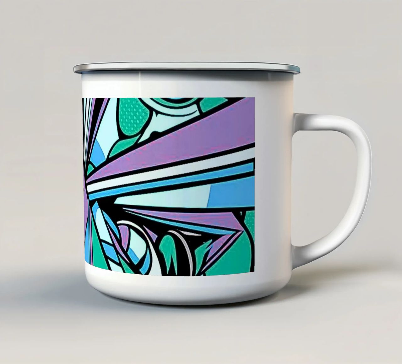 POP 2 tazza in smalto da Rezh creations