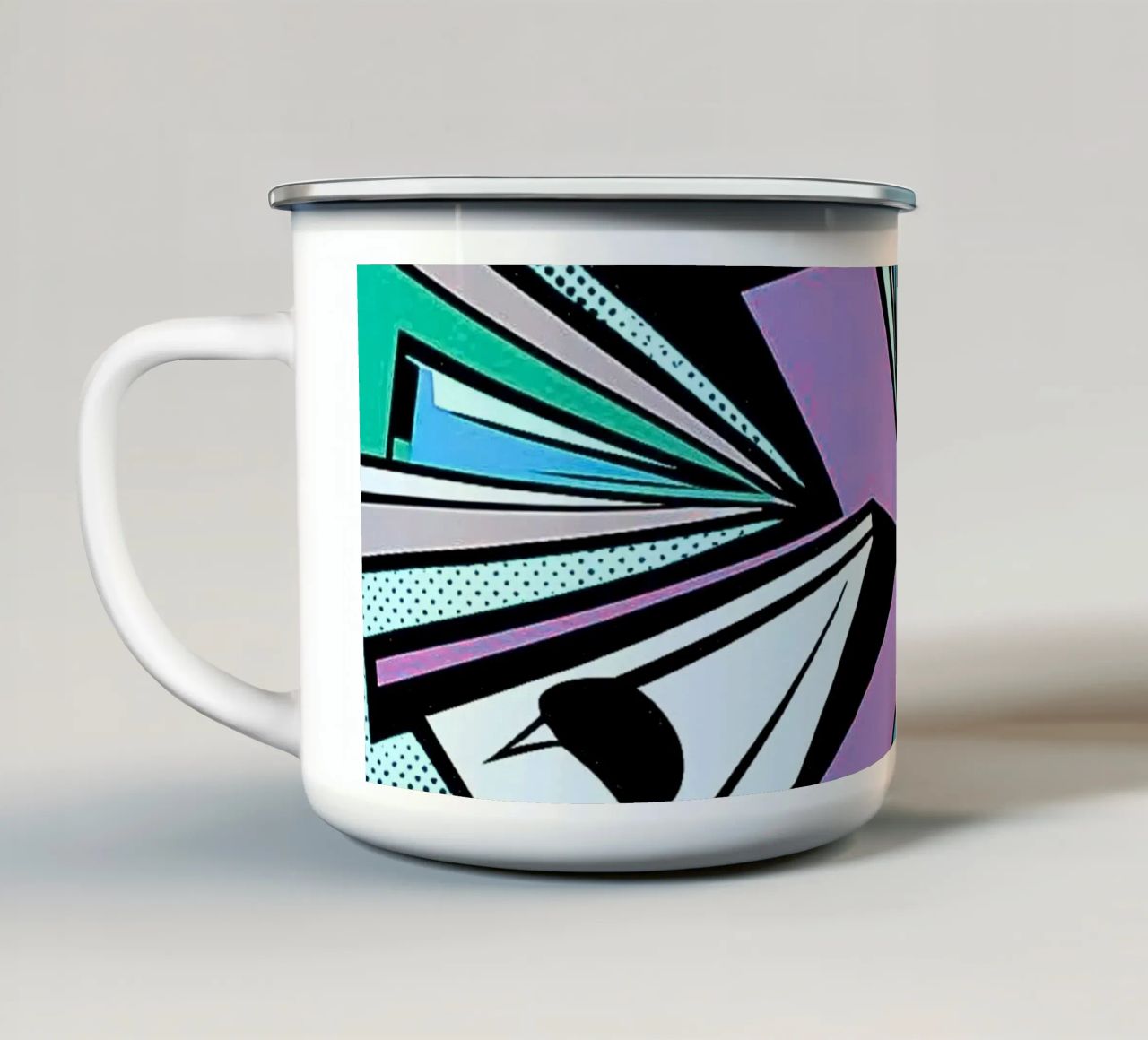 POP 2 tazza in smalto da Rezh creations