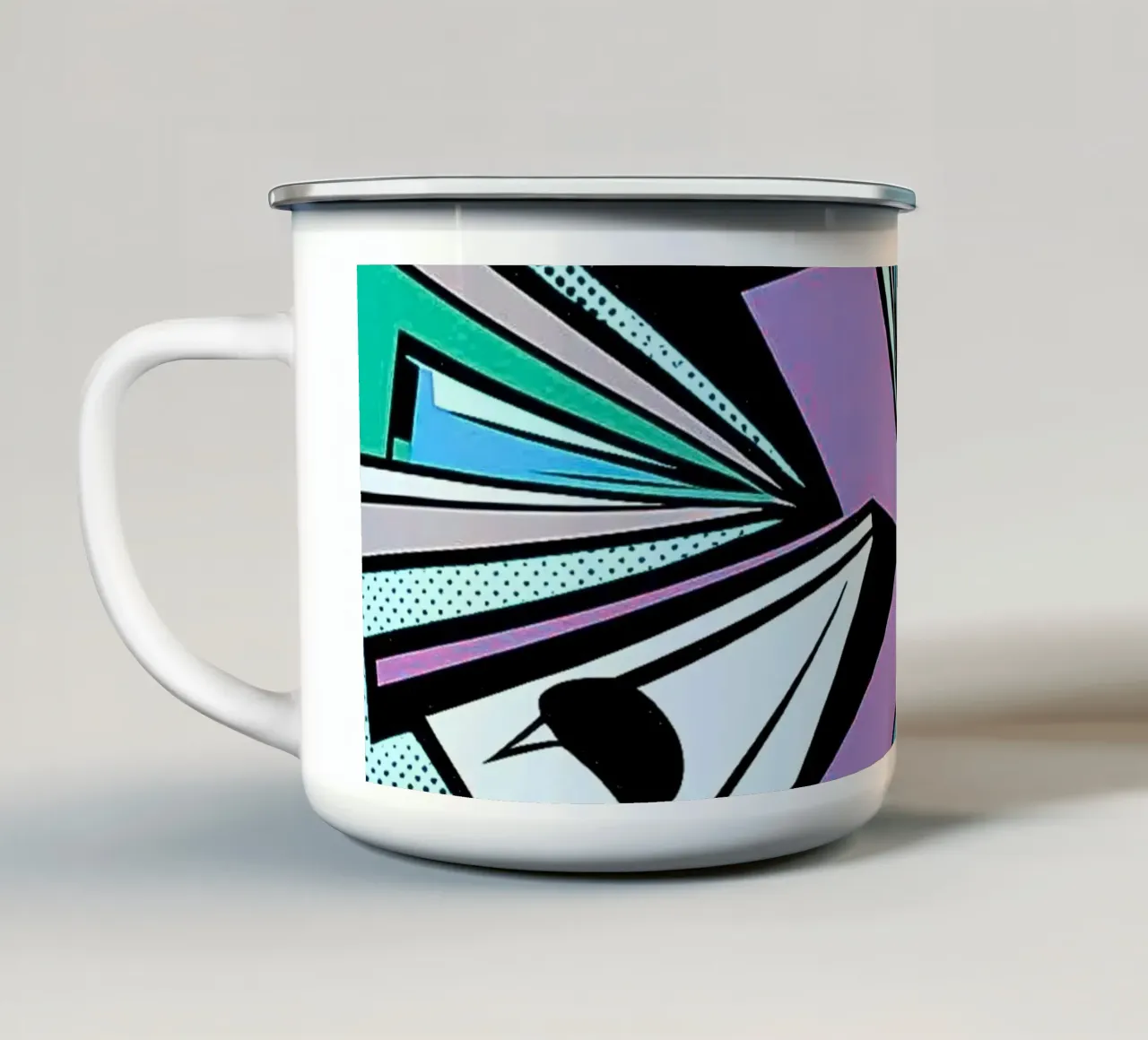 POP 2 taza de esmalte de Rezh creations