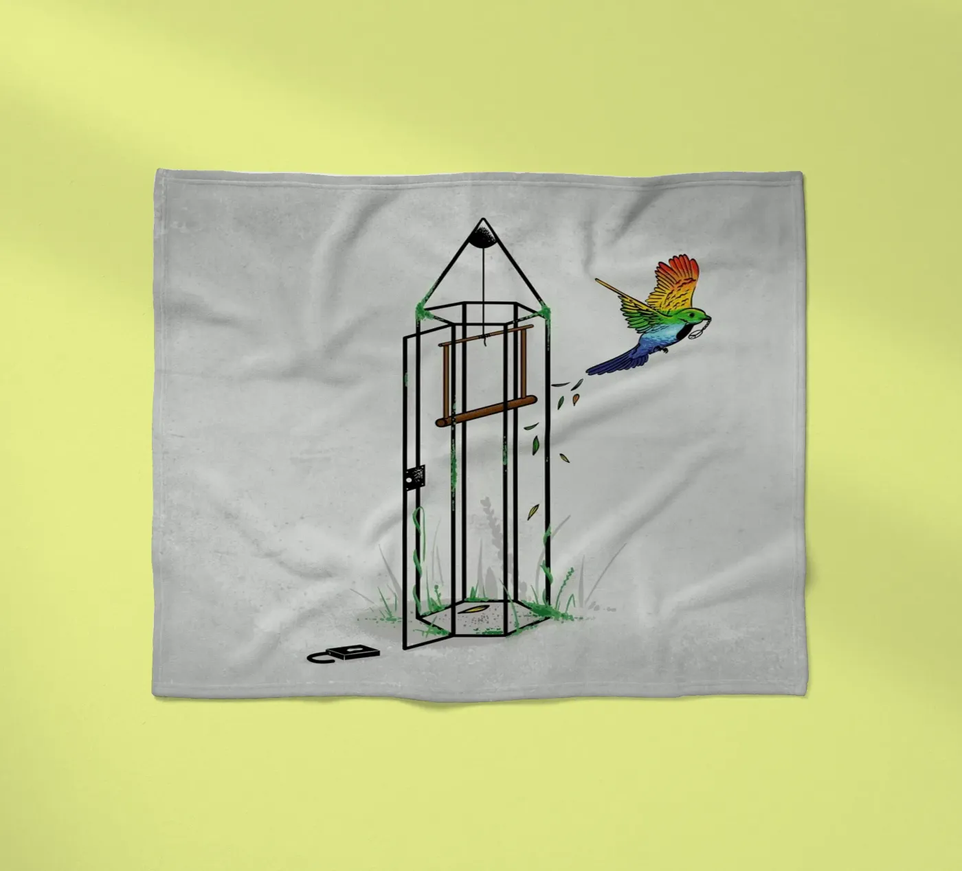 Freedom Fleecedecke von Robert Richter