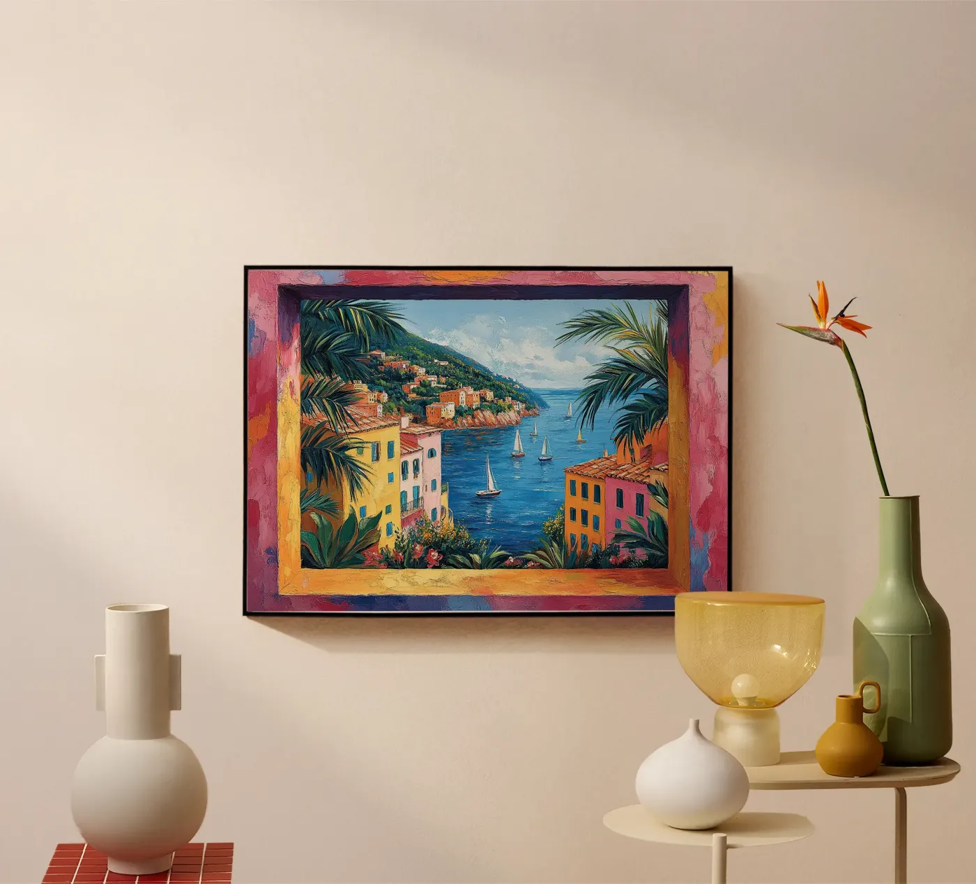 La beauté dans la brise plexiglas de Nikis Art Studio