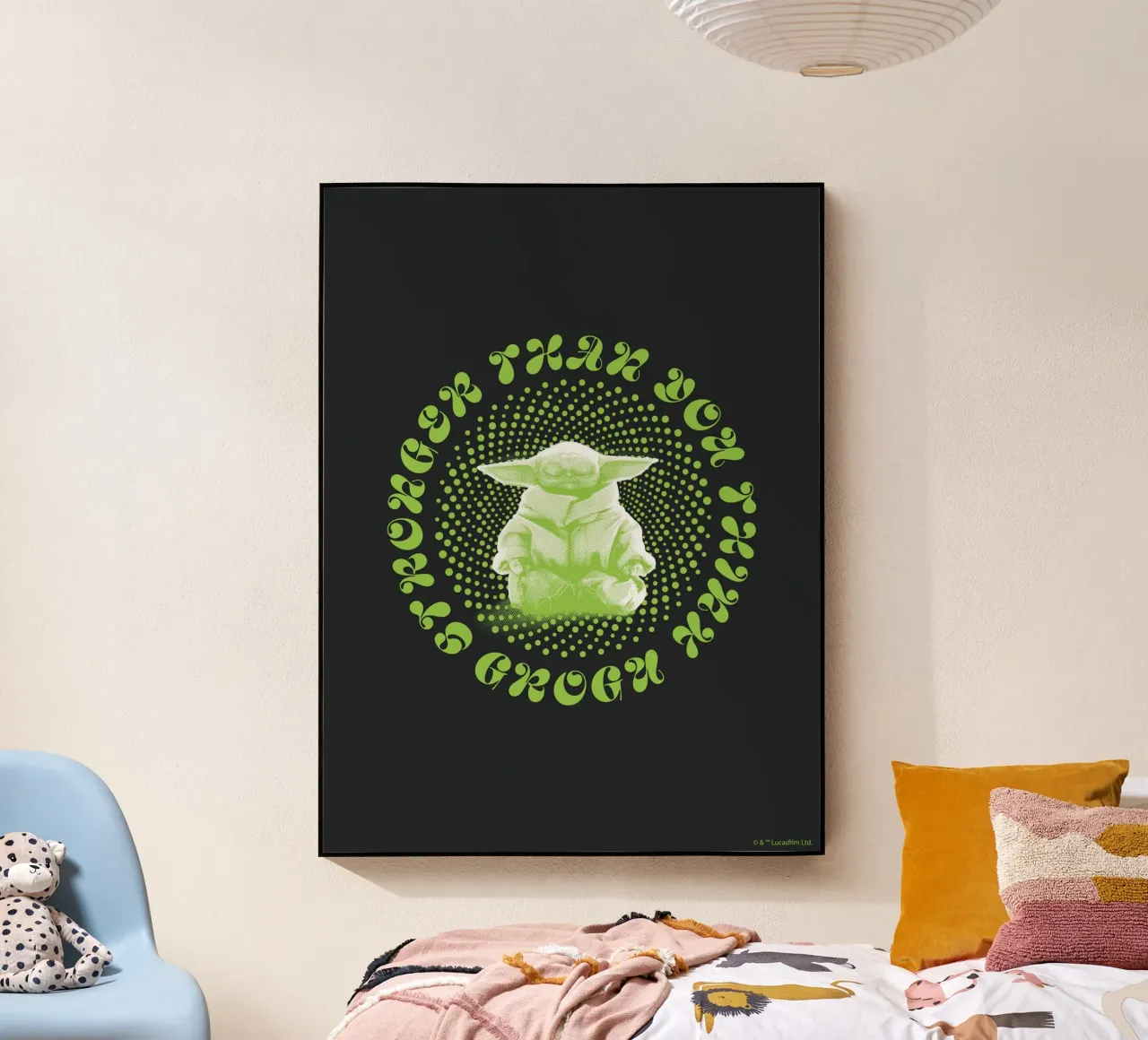 CALM YODA plexiglass da Star Wars