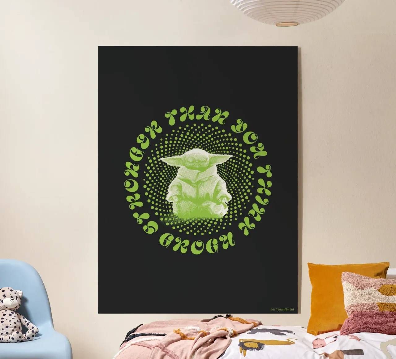 CALM YODA plexiglass da Star Wars