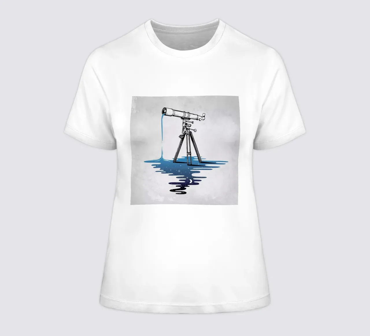 Liquid Universe women's fitted t-shirt by Robert Richter