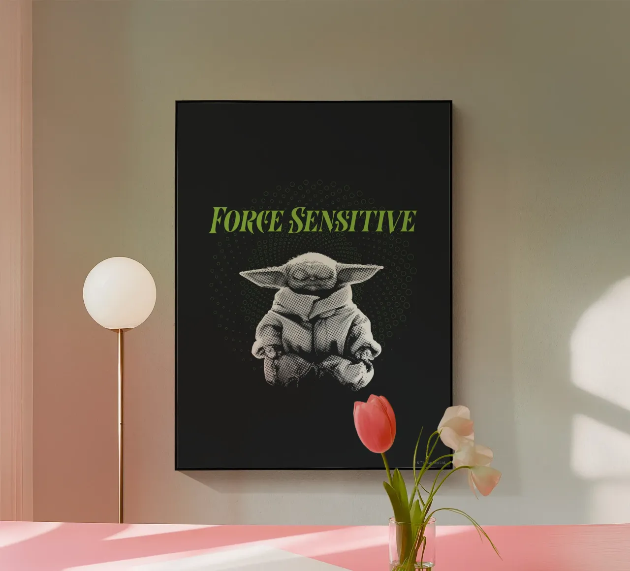 FORCE SENSITIVE plexiglass da Star Wars